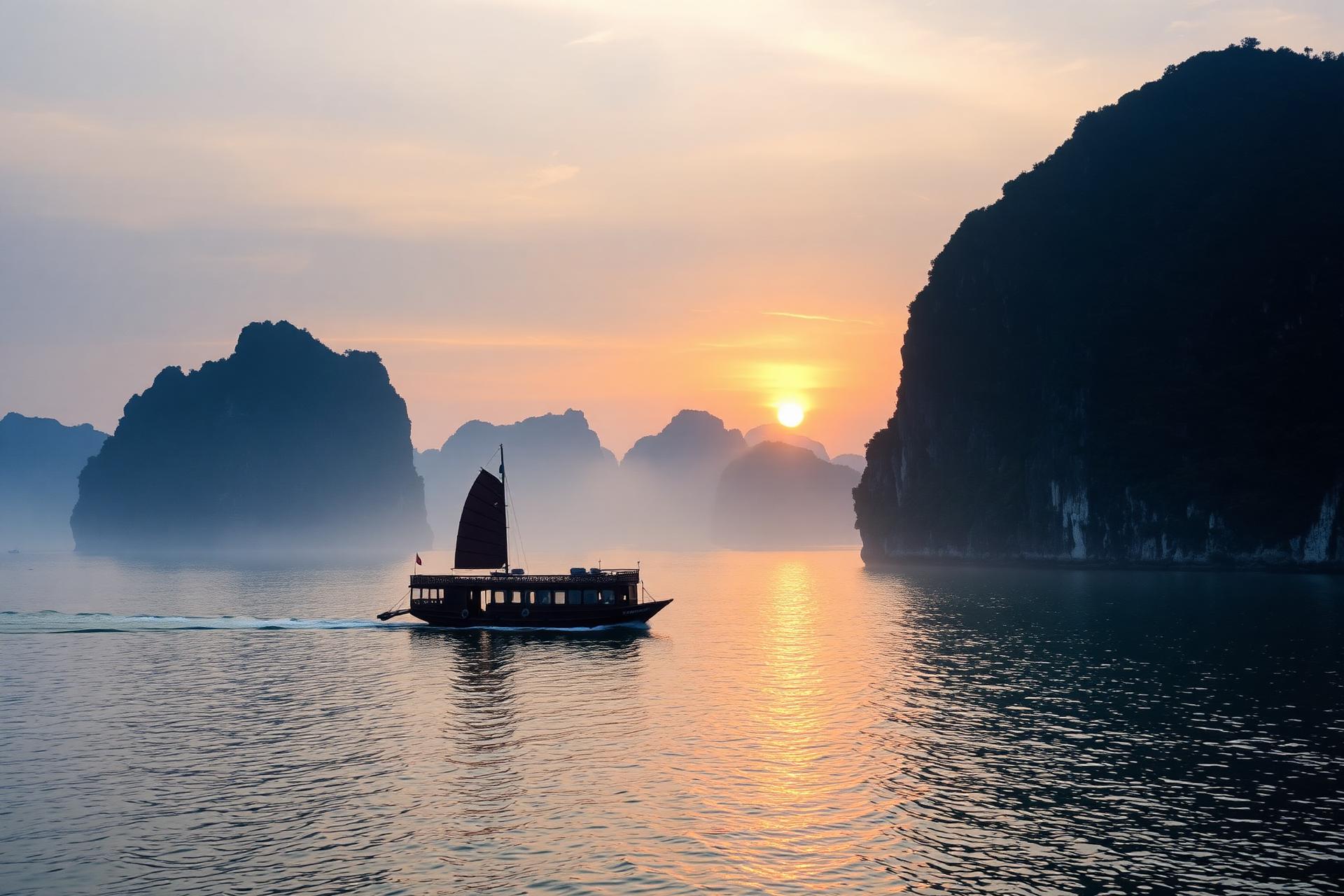 Crucero por la bahía de Halong en Vietnam